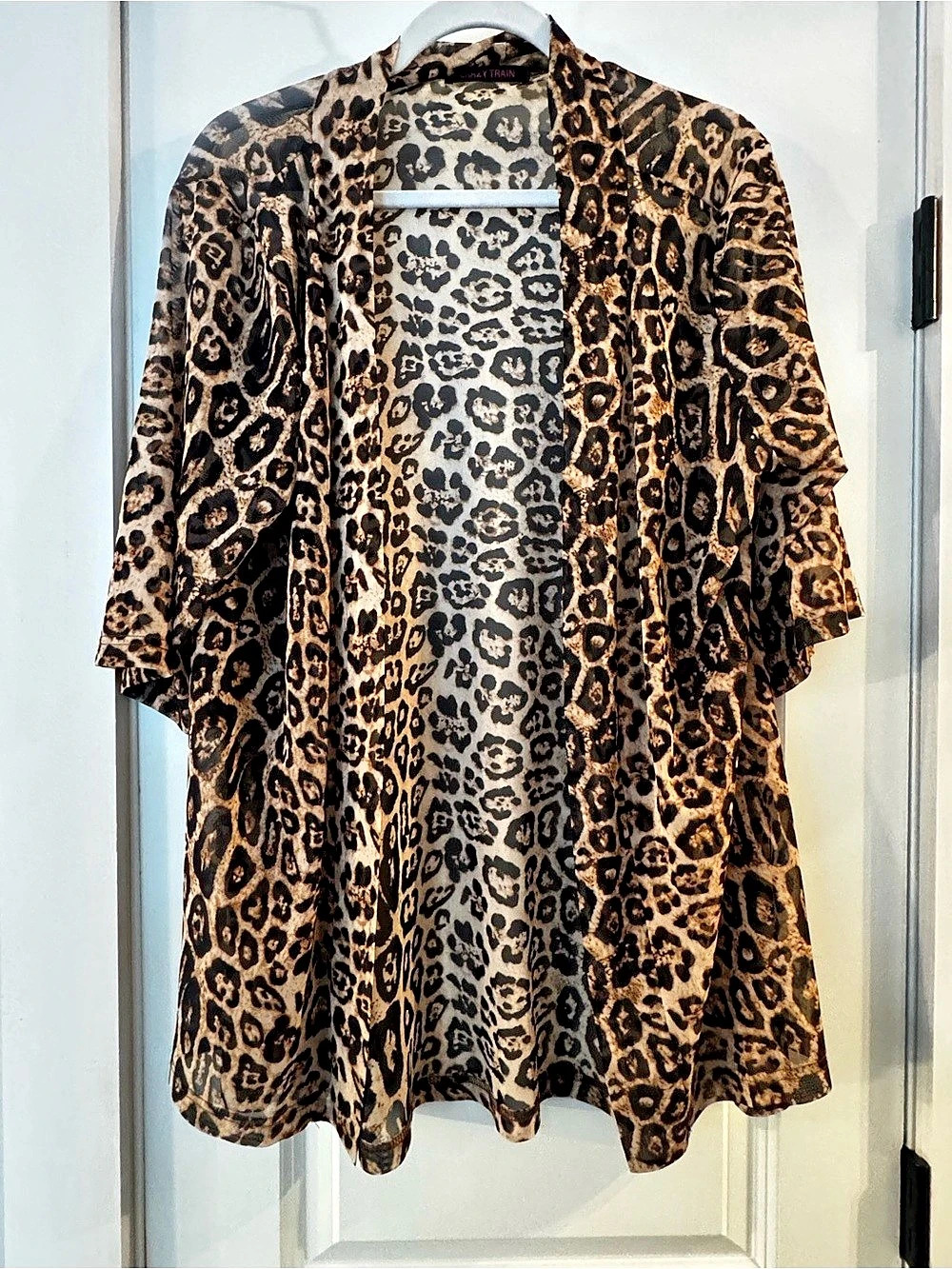 Crazy Train Animal Print in Brown & Black Like New